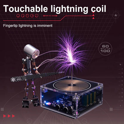 Music Touchable Artificial Lightning Spark Toy