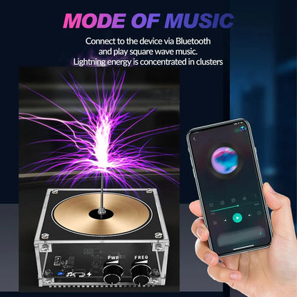 Music Touchable Artificial Lightning Spark Toy